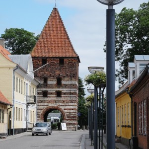 Mølleporten town gate in Stege.